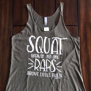 Squat Racerback (Olive)